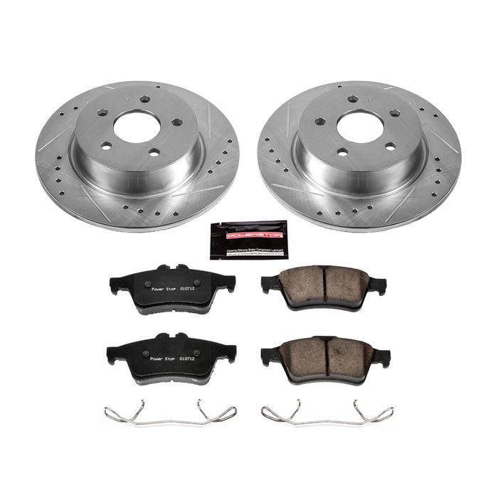 POWER グッズ Amazon.com: Power Stop K5873 Front Z23 Carbon Fiber Brake