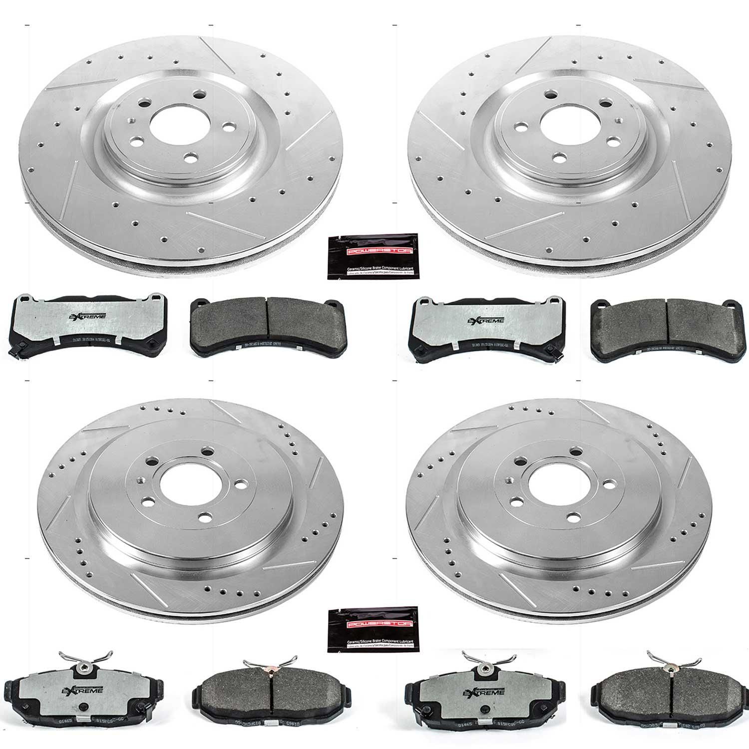 Power Stop Performance Brake Pads Rotors Kit K640126
