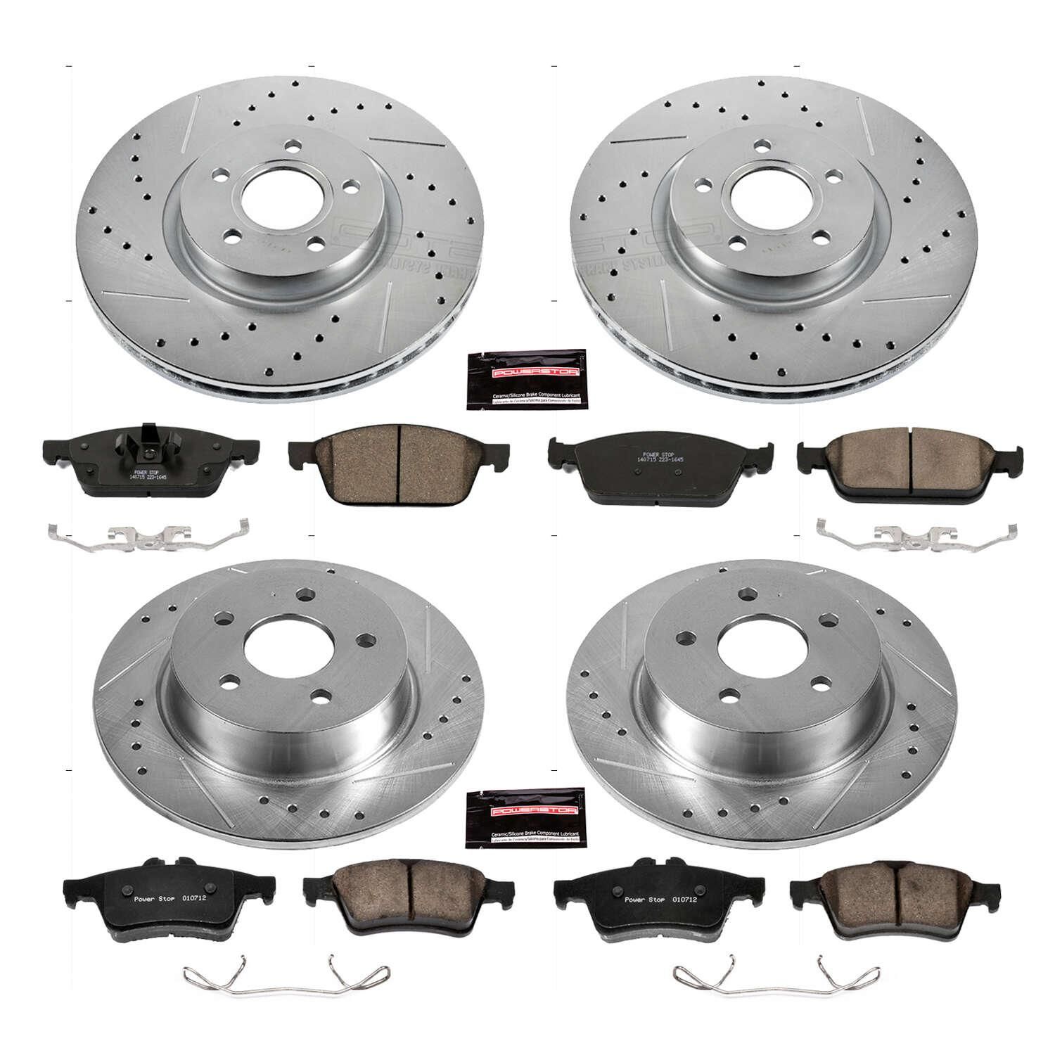 PowerStop Performance Brake Pads Rotors Kit K6478