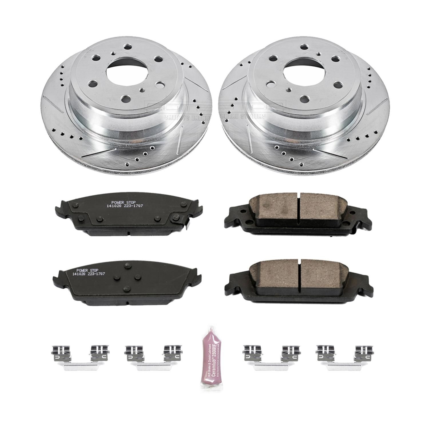 Power Stop Performance Brake Pads Rotors Kit K6562