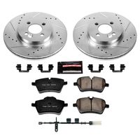 PowerStop Performance Brake Pads Rotors Kit K6741 for 2012 Mini Cooper