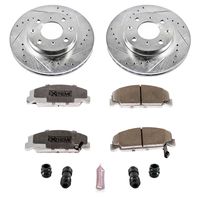PowerStop Performance Brake Pads Rotors Kit K699-26 for Honda CRX