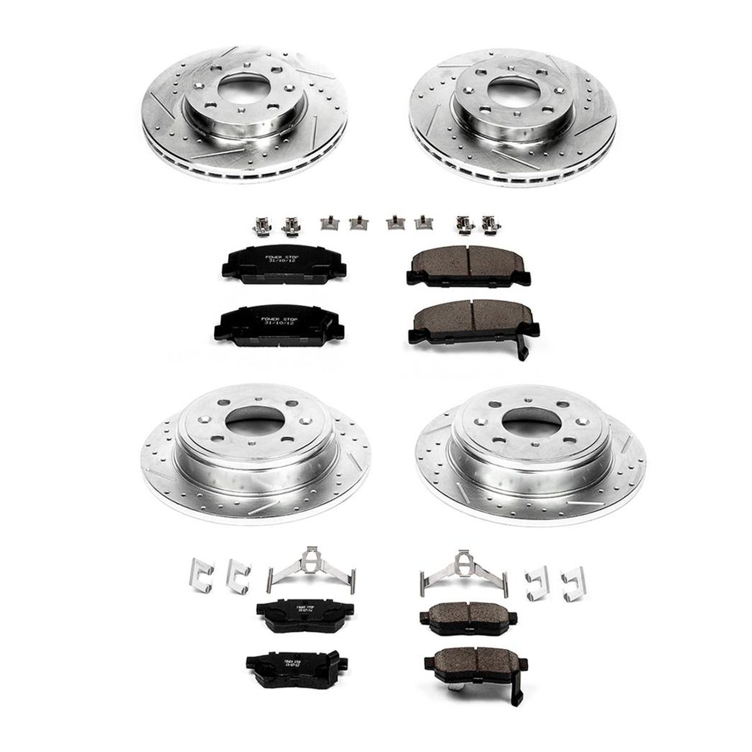 PowerStop Performance Brake Pads Rotors Kit K700