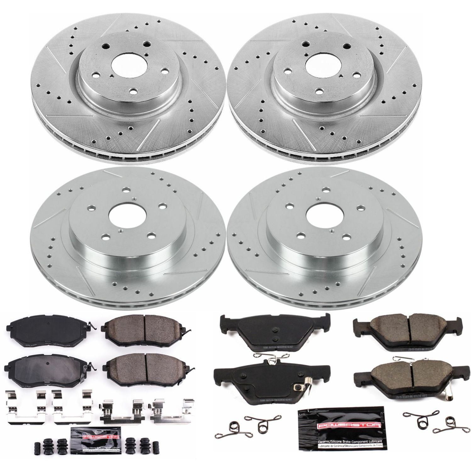 PowerStop Performance Brake Pads Rotors Kit K7028