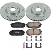 For 2014 2015 2016 Kia Cadenza Front and Rear Brake Disc Rotors and Ceramic Pads For 2014 2015 2016 Kia Cadenza Front and Rear Brake Disc Rotors and Ceramic Pads