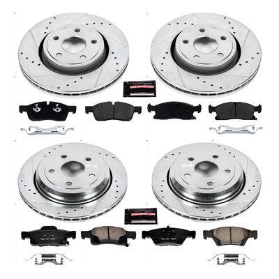 PowerStop Performance Brake Pads Rotors Kit K7136