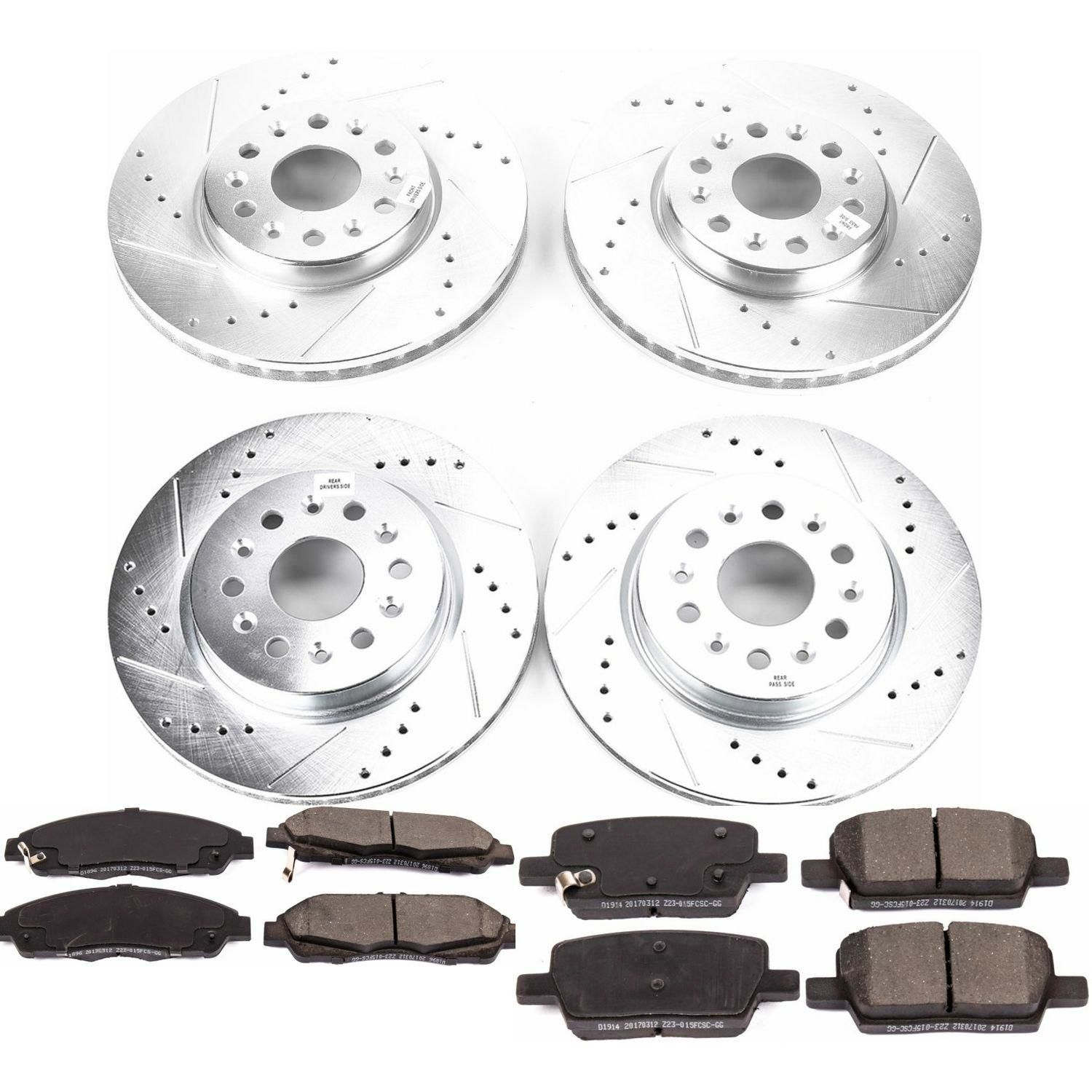 PowerStop Performance Brake Pads Rotors Kit K7410