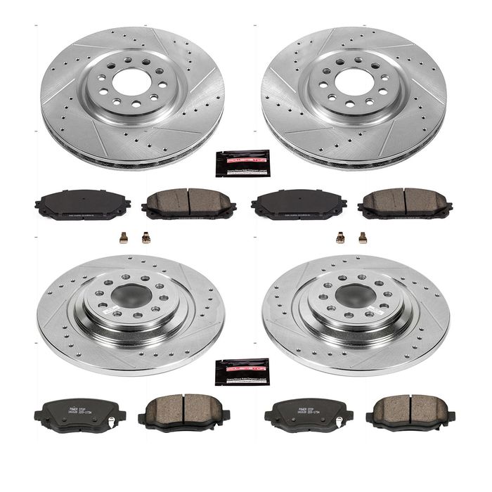 PowerStop Performance Brake Pads Rotors Kit K7415