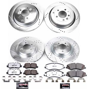 PowerStop Disc Brake Kit K7599-36 for Land Rover LR4