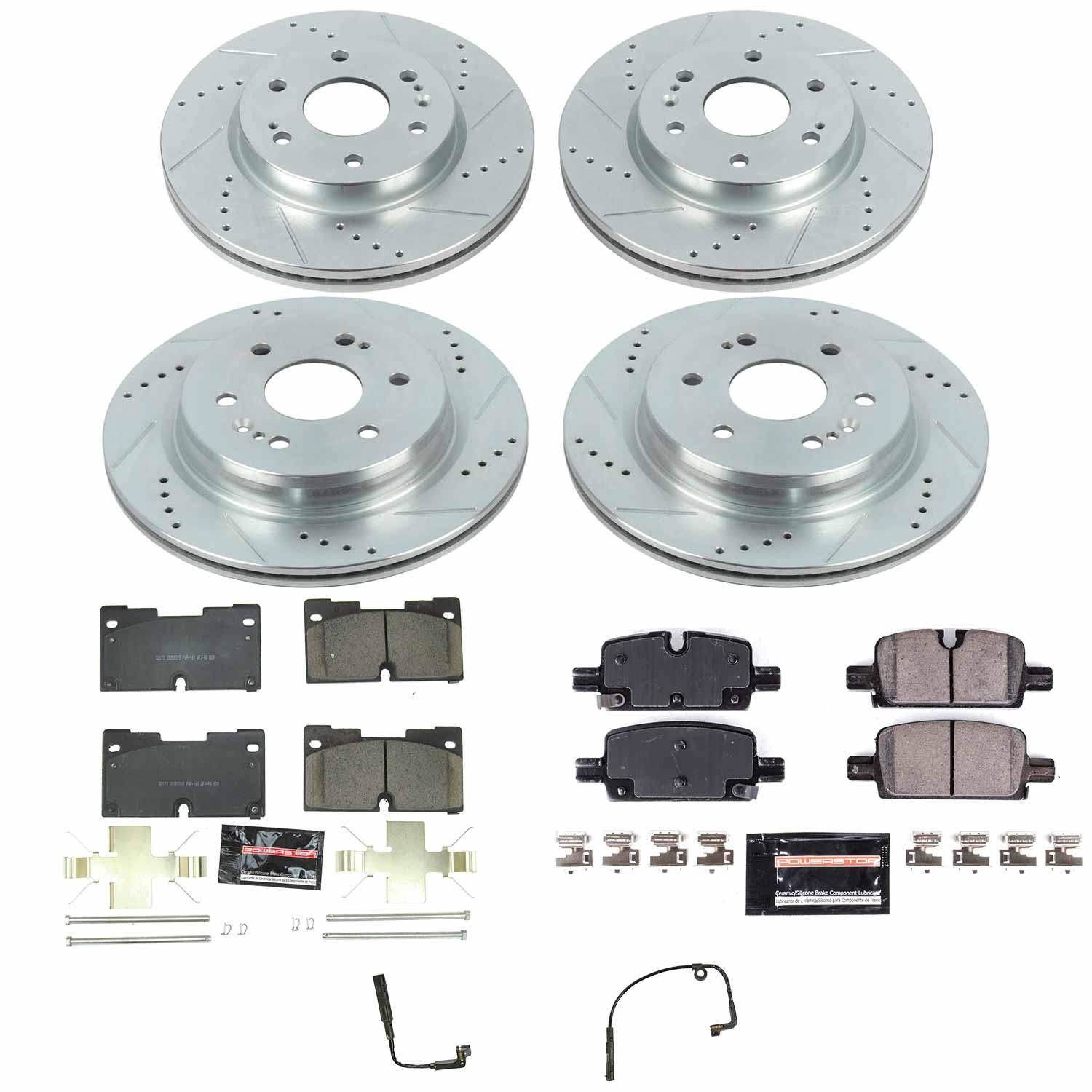 PowerStop Performance Brake Pads Rotors Kit K8171