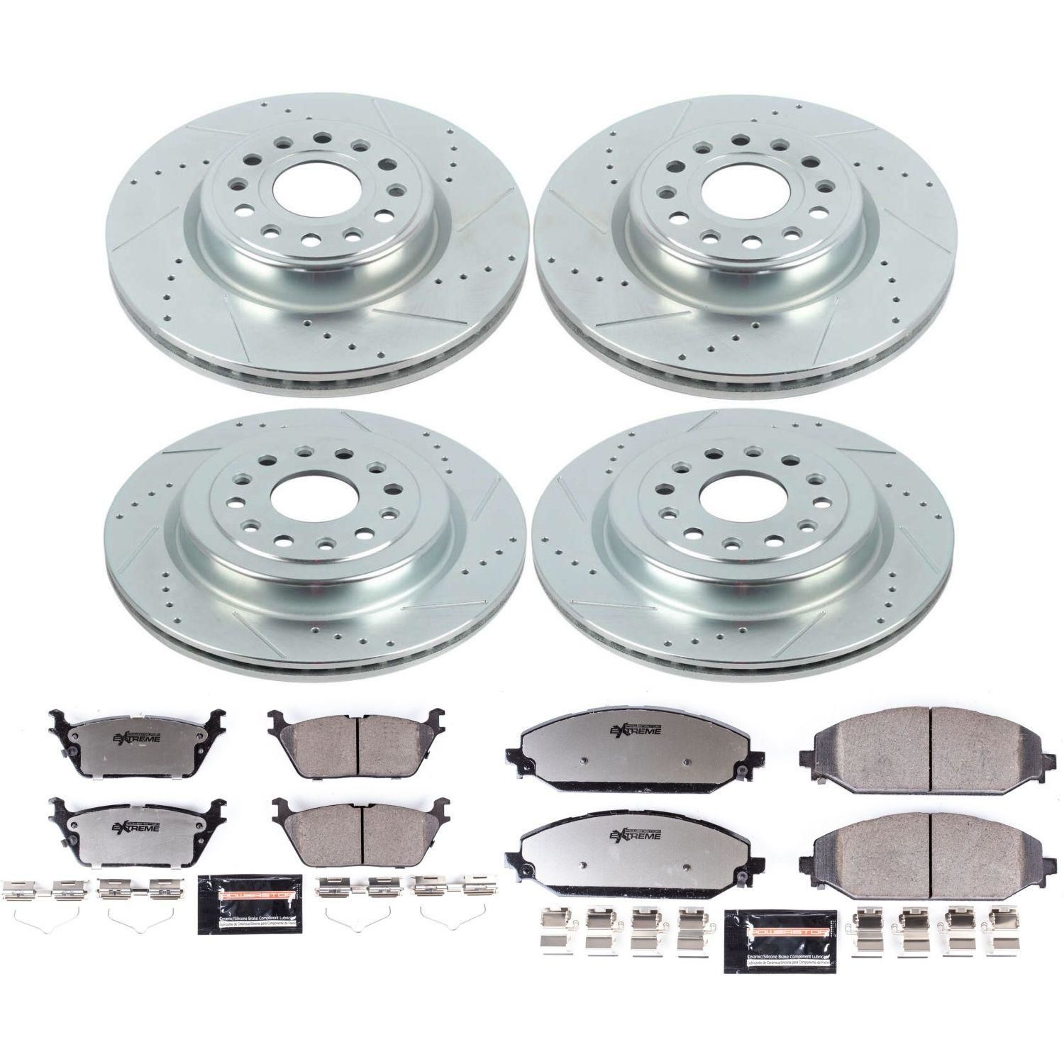 PowerStop Performance Brake Pads Rotors Kit K818236