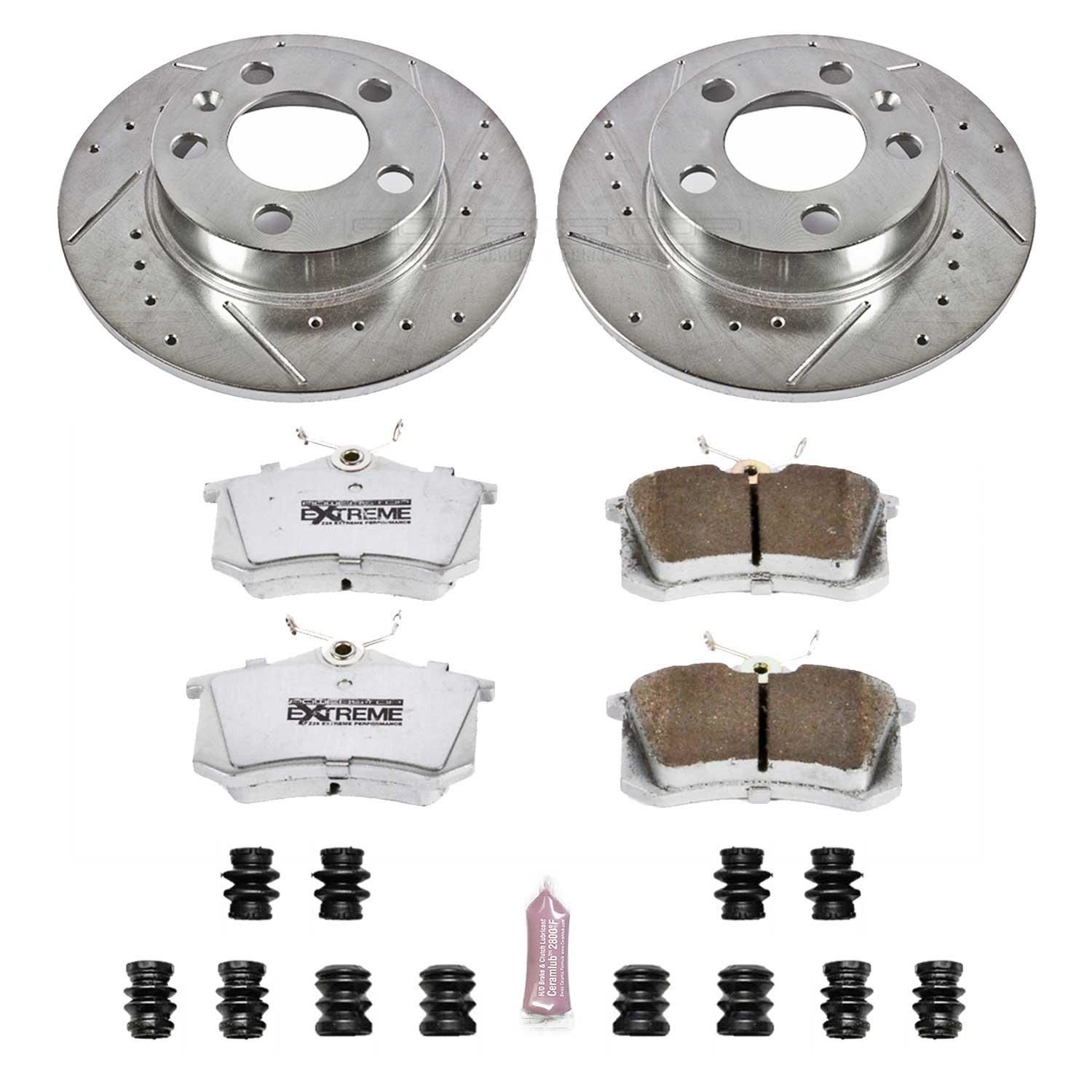Power Stop Performance Brake Pads Rotors Kit K84726