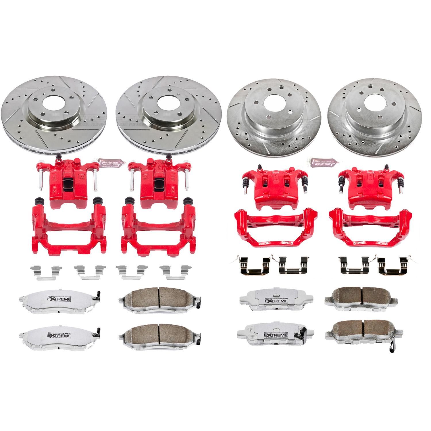 PowerStop Performance Brake Pads Rotors Kit KC114B26