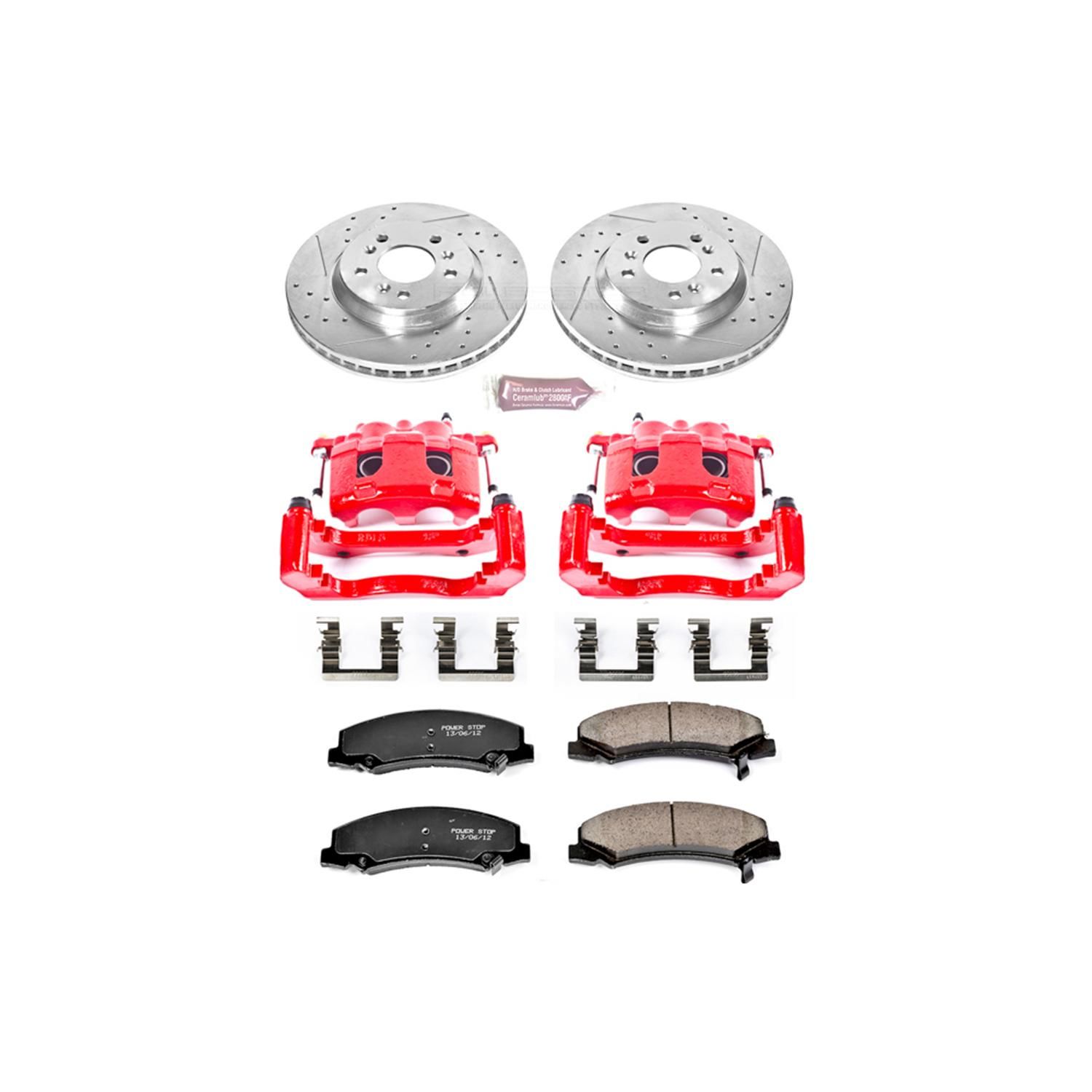 PowerStop Performance Brake Pads Rotors Kit KC1437