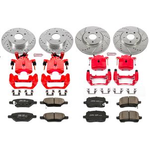 PowerStop Performance Brake Pads Rotors Kit KC1612A for Saturn