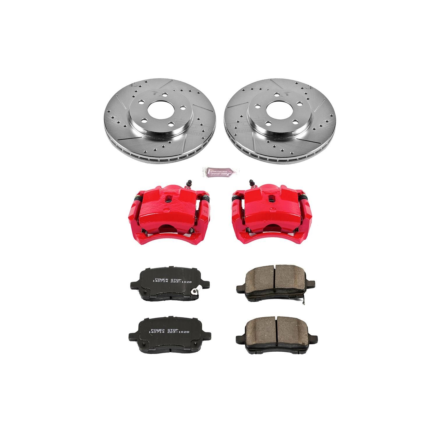 PowerStop Performance Brake Pads Rotors Kit KC1617