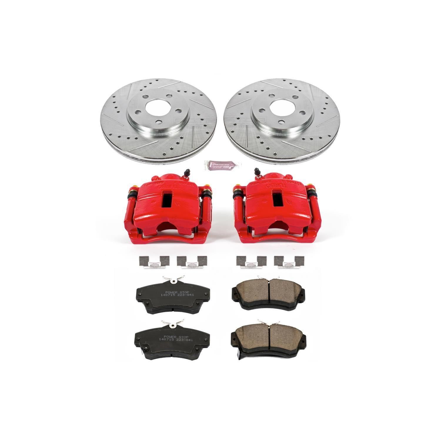 PowerStop Performance Brake Pads Rotors Kit KC1704