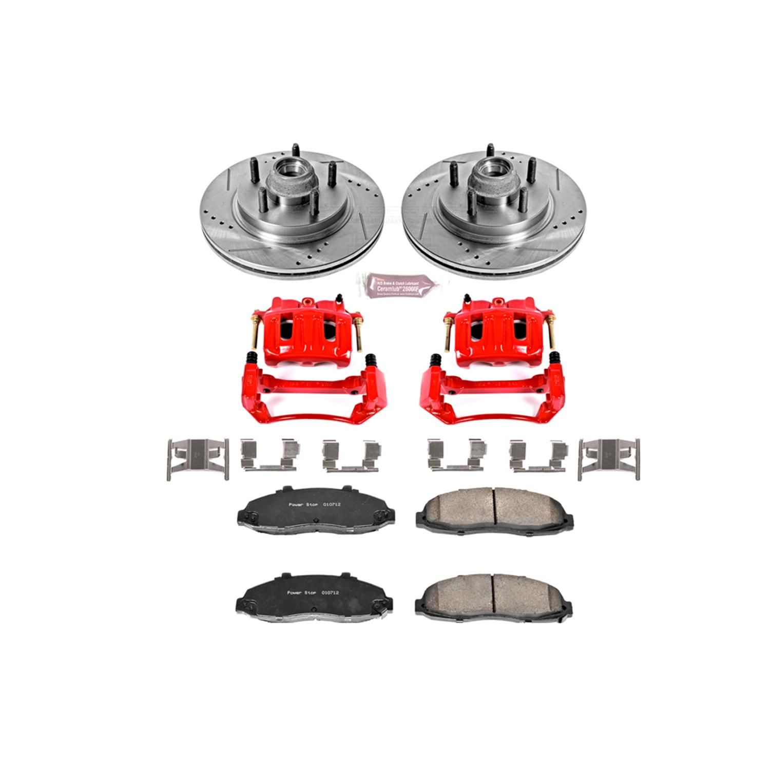 PowerStop Performance Brake Pads Rotors Kit KC1914A