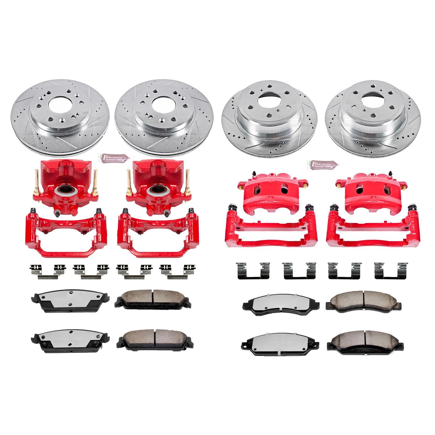 PowerStop Performance Brake Pads Rotors Kit KC206836