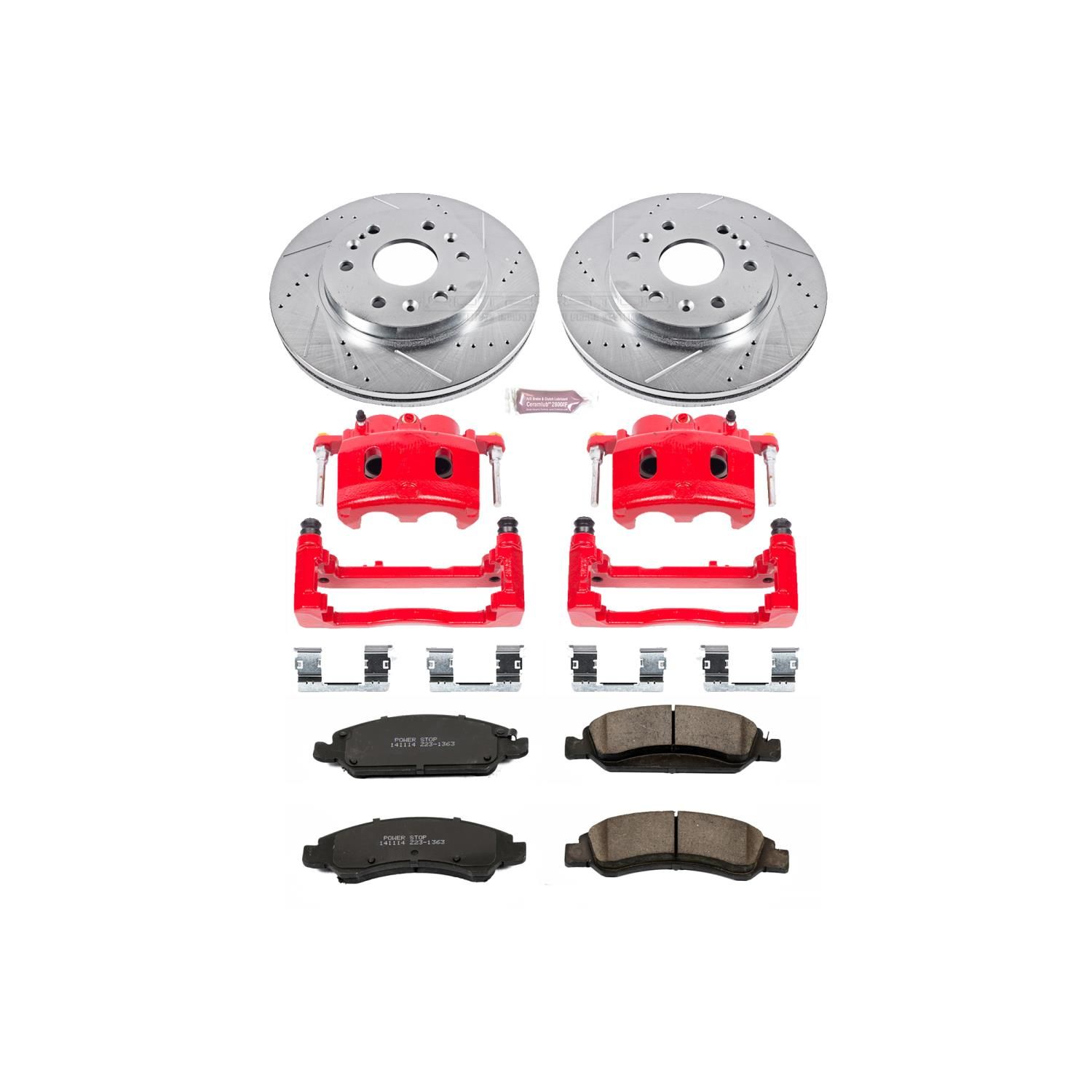 PowerStop Performance Brake Pads Rotors Kit KC2069