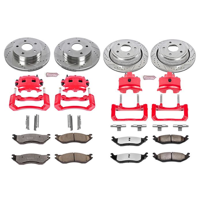 PowerStop Performance Brake Pads Rotors Kit KC2166-36