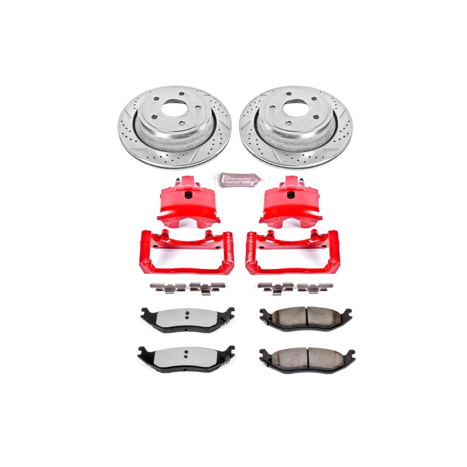 PowerStop Performance Brake Pads Rotors Kit KC217236