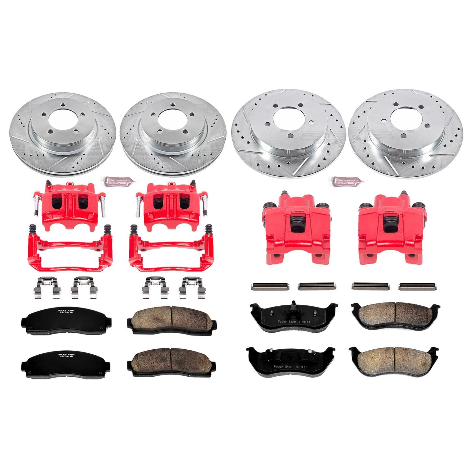 PowerStop Performance Brake Pads Rotors Kit KC2722