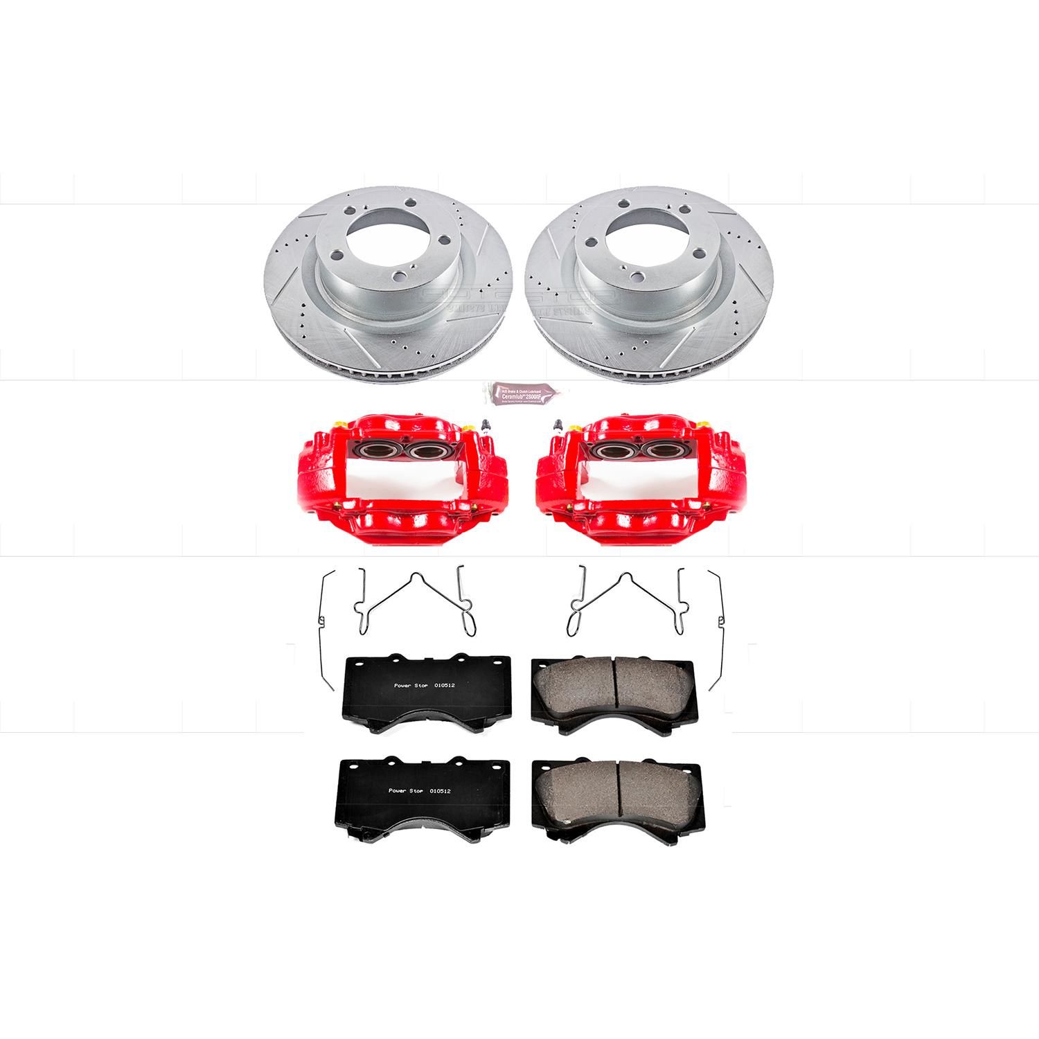 PowerStop Performance Brake Pads Rotors Kit KC2952A
