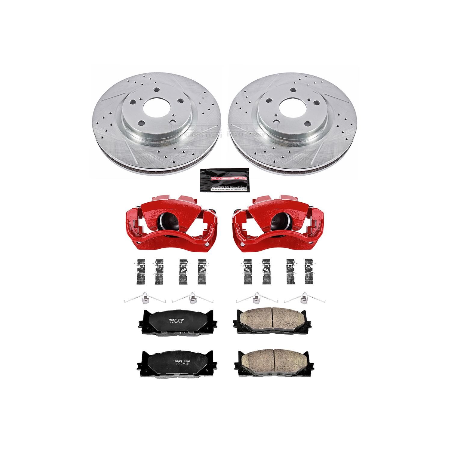 PowerStop Performance Brake Pads Rotors Kit KC3053