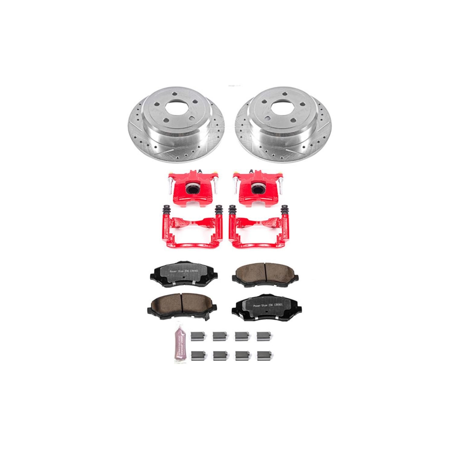 PowerStop Performance Brake Pads Rotors Kit KC309036