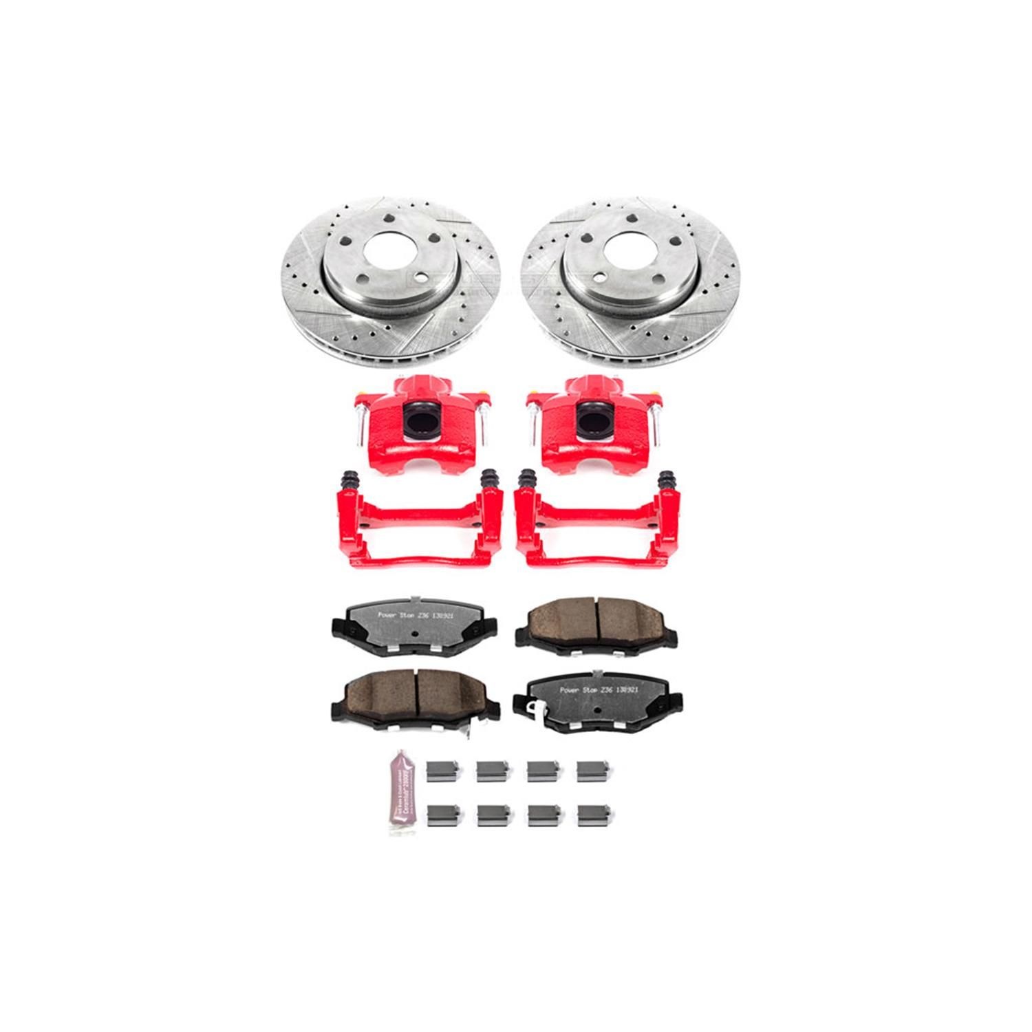PowerStop Performance Brake Pads Rotors Kit KC309736