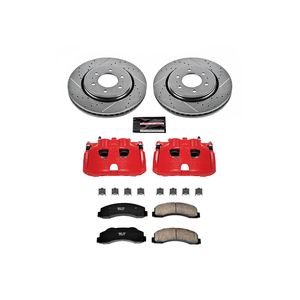Max Advanced Brakes Premium OE (Org Eq) Front Rotors W/Cr'mc Brake Pads KT258341