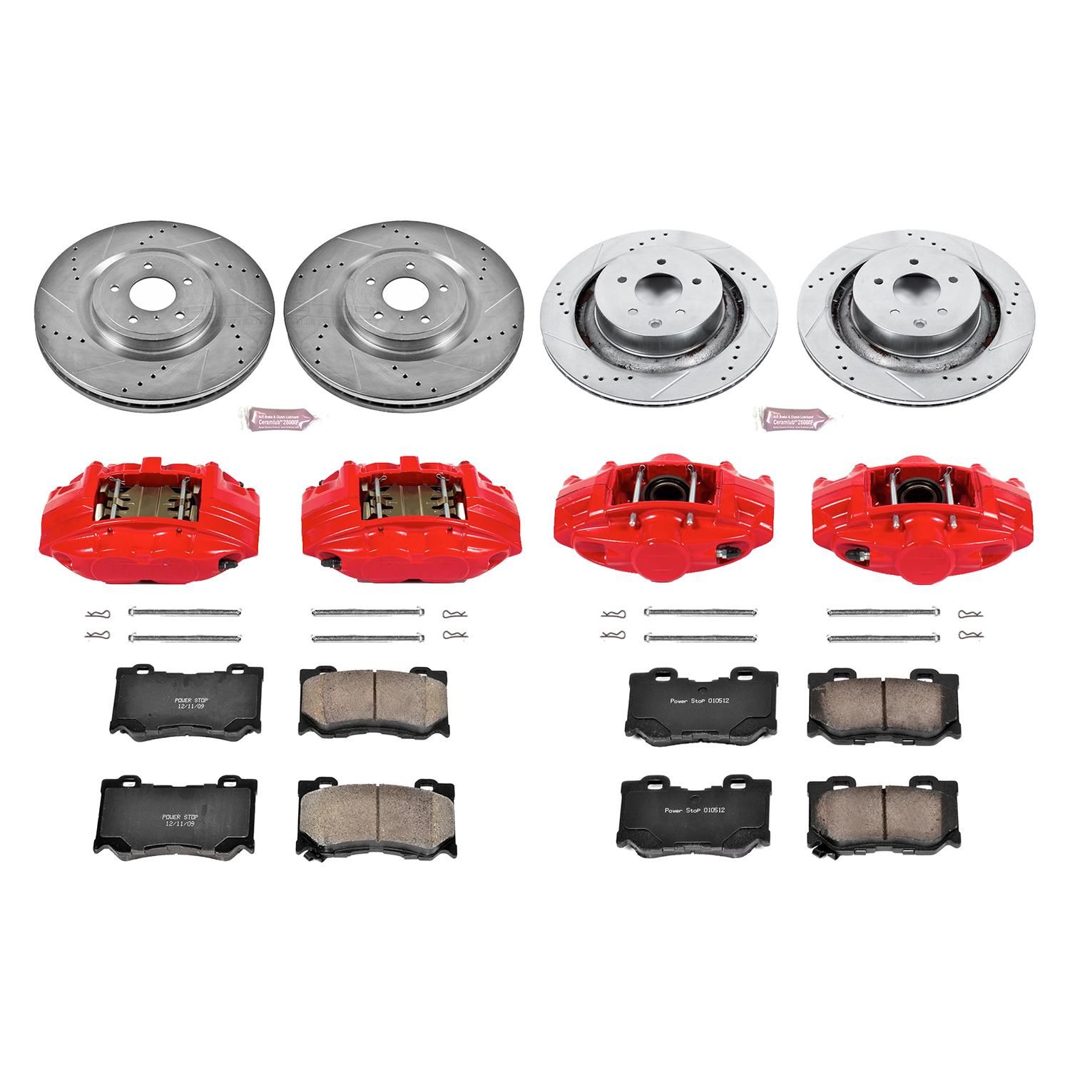 PowerStop Performance Brake Pads Rotors Kit KC4138A