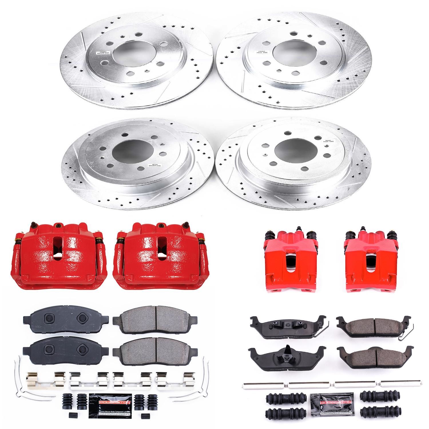 PowerStop Performance Brake Pads Rotors Kit KC5335