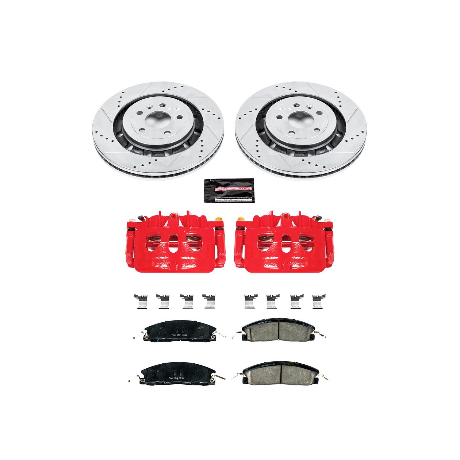 PowerStop Performance Brake Pads Rotors Kit KC6374