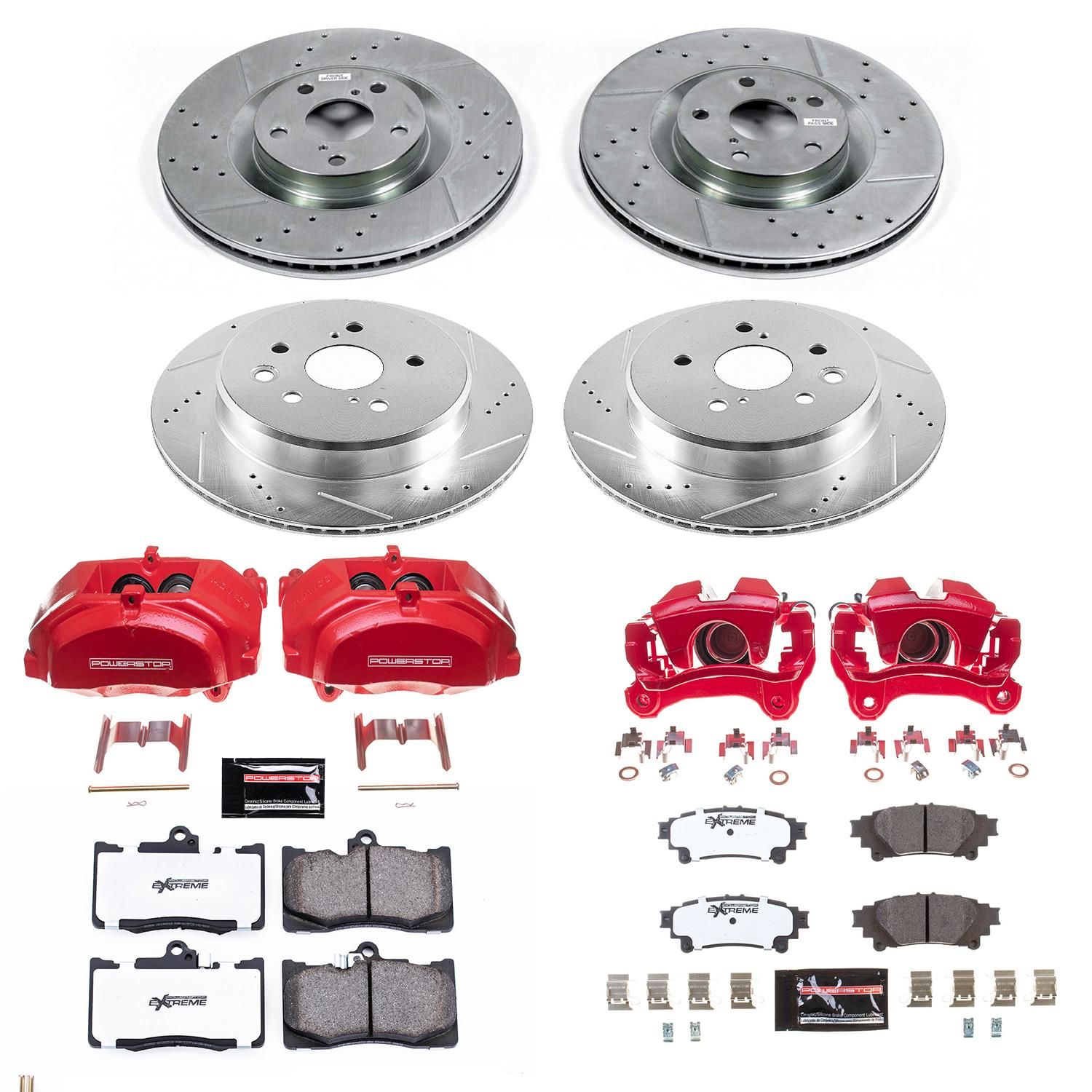 Powerstop Performance Brake Pads Rotors Kit Kc6513-26