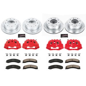 PowerStop Front Autospecialty Brake Kit with Calipers | 1993–1997 Geo Prizm (KCOE1151) main image 0