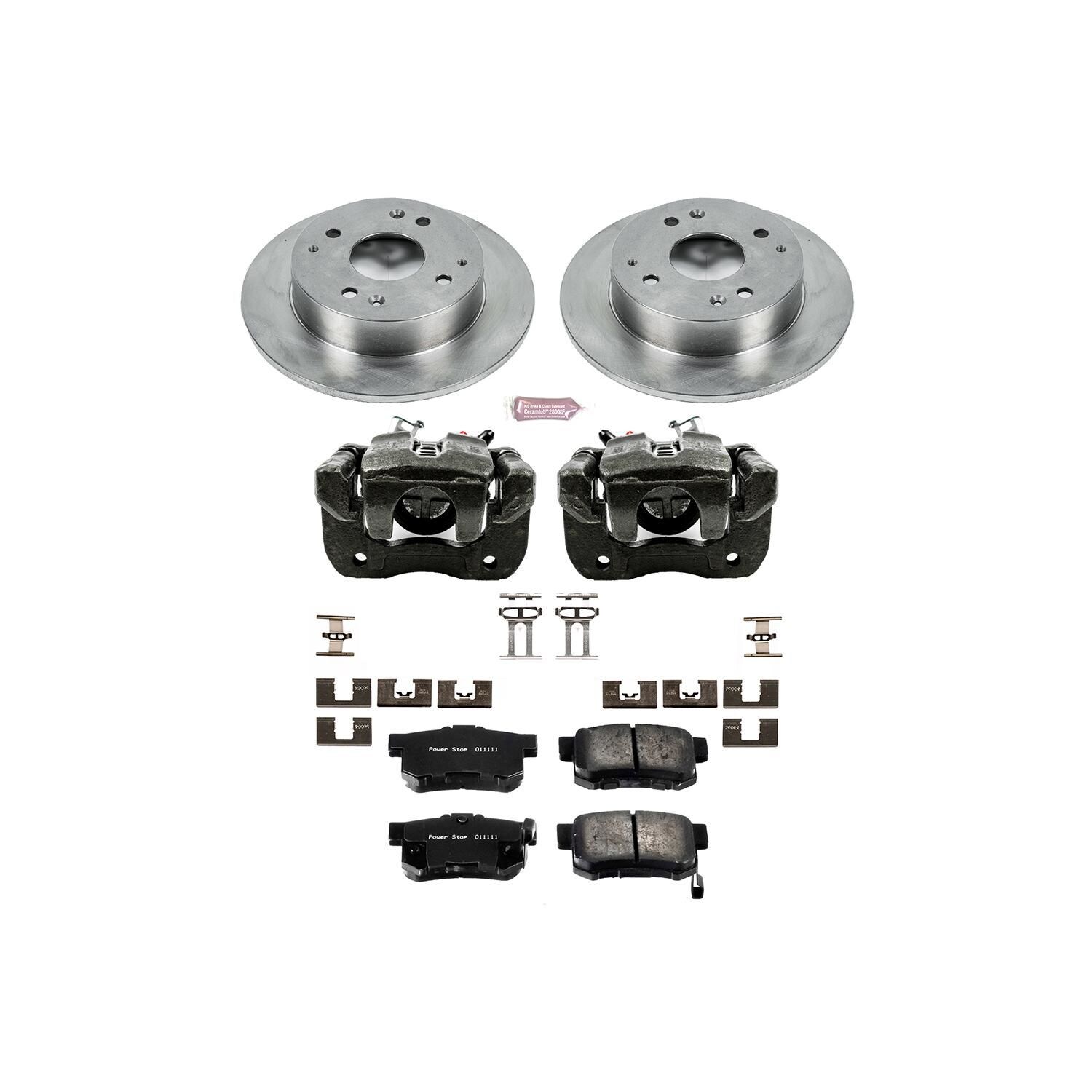 PowerStop Performance Brake Pads Rotors Kit KCOE1244