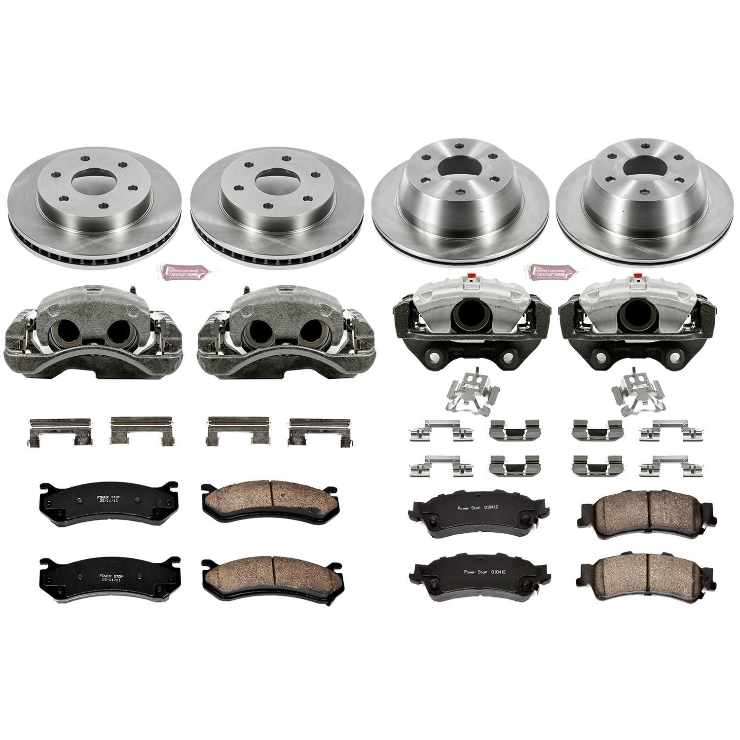PowerStop Performance Brake Pads Rotors Kit KCOE2010A