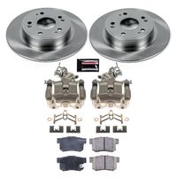 PowerStop Performance Brake Pads Rotors Kit KCOE3128 for Honda Accord