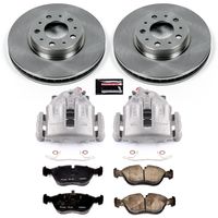 PowerStop Performance Brake Pads Rotors Kit KCOE572 for Volvo 850