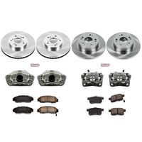 PowerStop Performance Brake Pads Rotors Kit KCOE5935 for Honda Accord