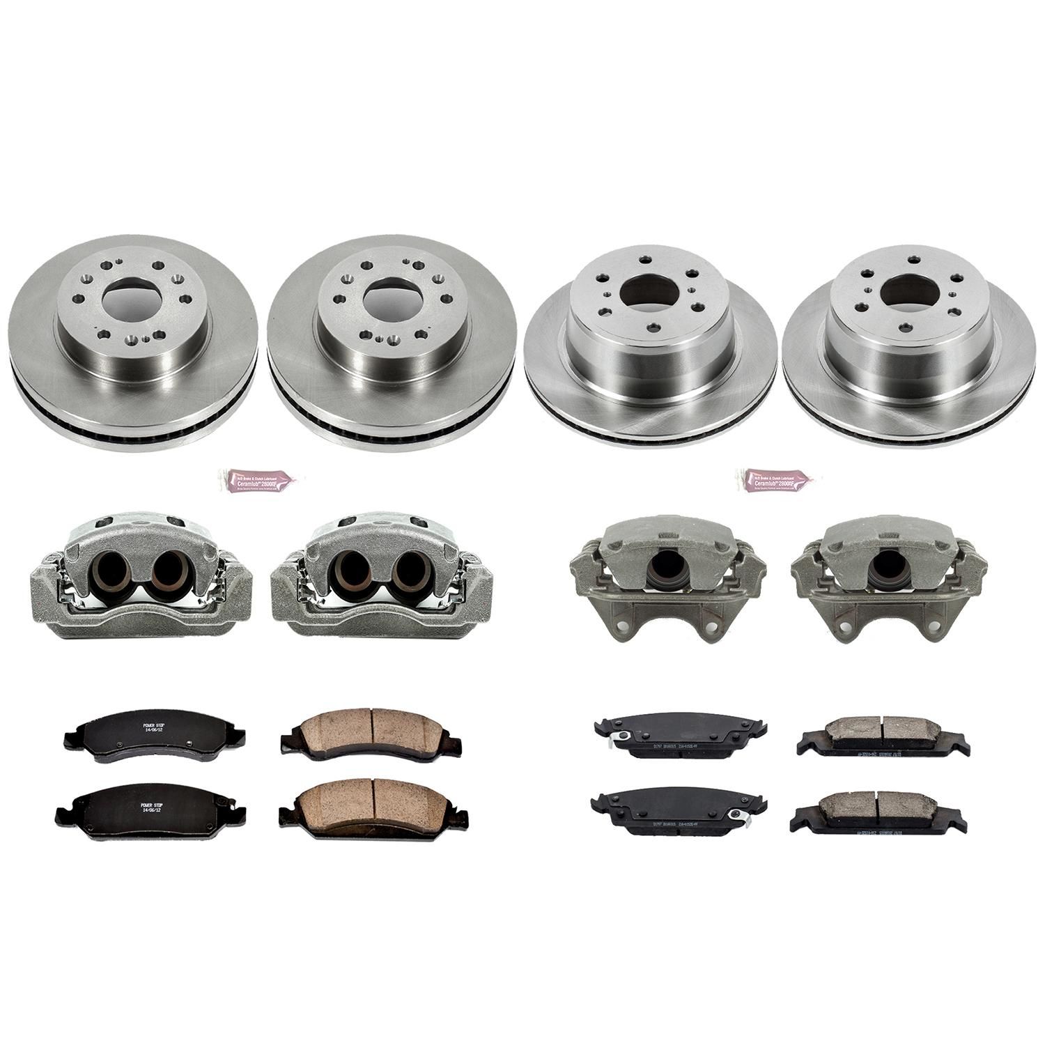 PowerStop Performance Brake Pads Rotors Kit KCOE6560
