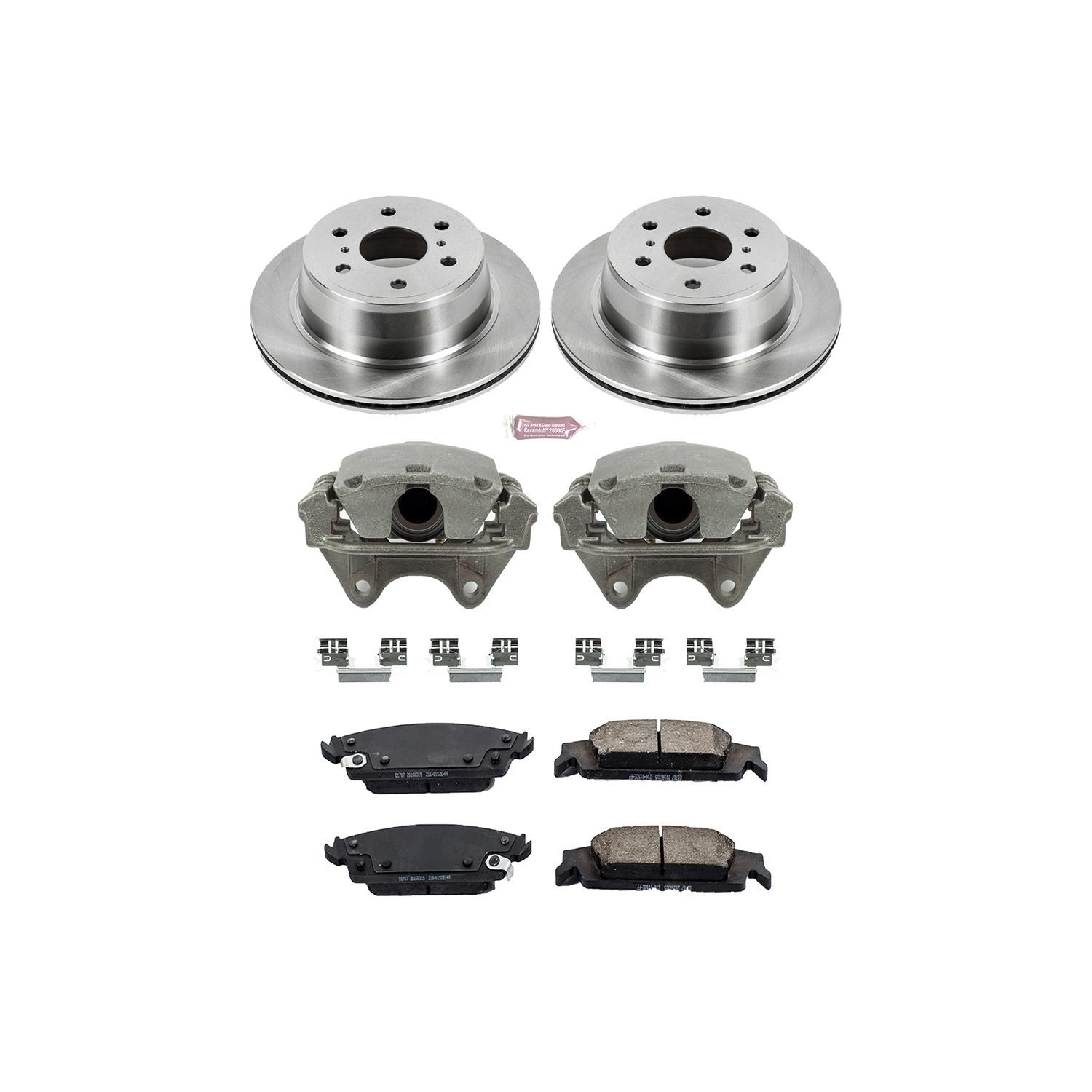 PowerStop Performance Brake Pads Rotors Kit KCOE6562