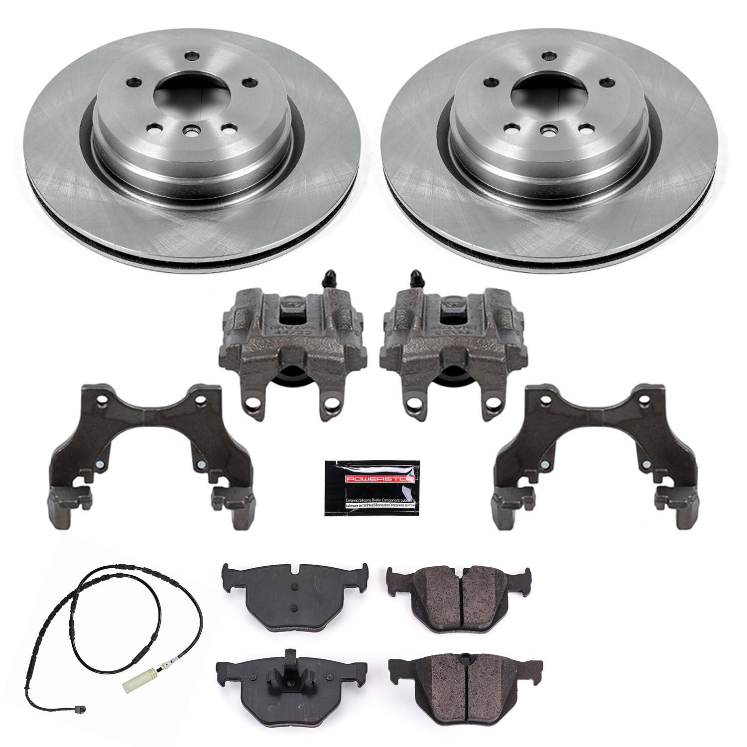 PowerStop Performance Brake Pads Rotors Kit KCOE7009