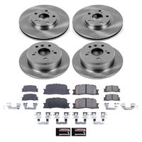 PowerStop Performance Brake Pads Rotors Kit KOE1142 for Lexus ES300