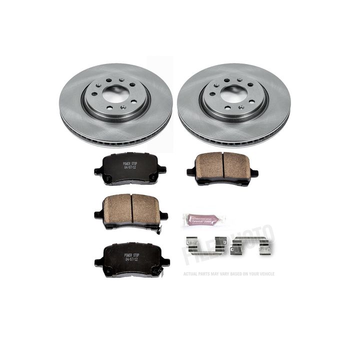 PowerStop Performance Brake Pads Rotors Kit KOE1433