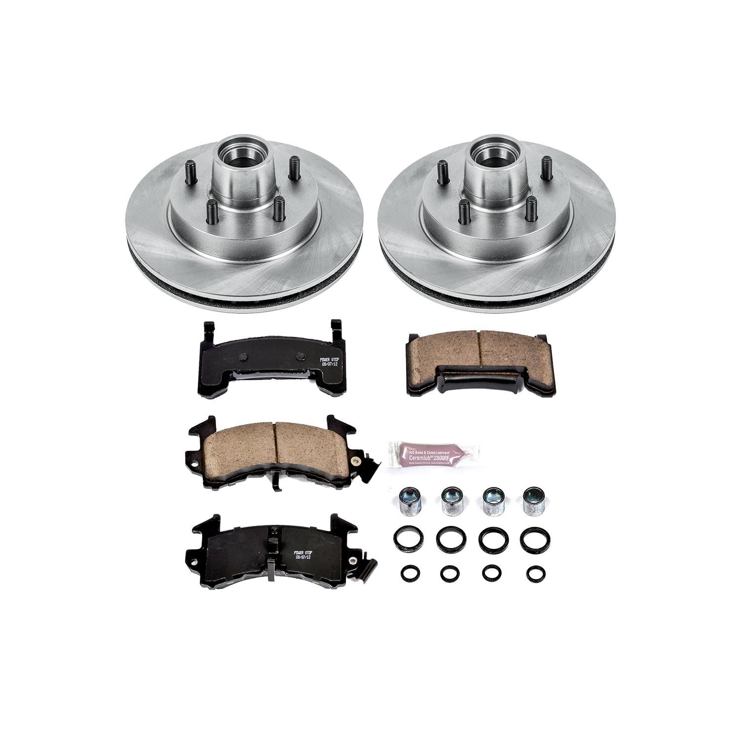PowerStop Performance Brake Pads Rotors Kit KOE1482