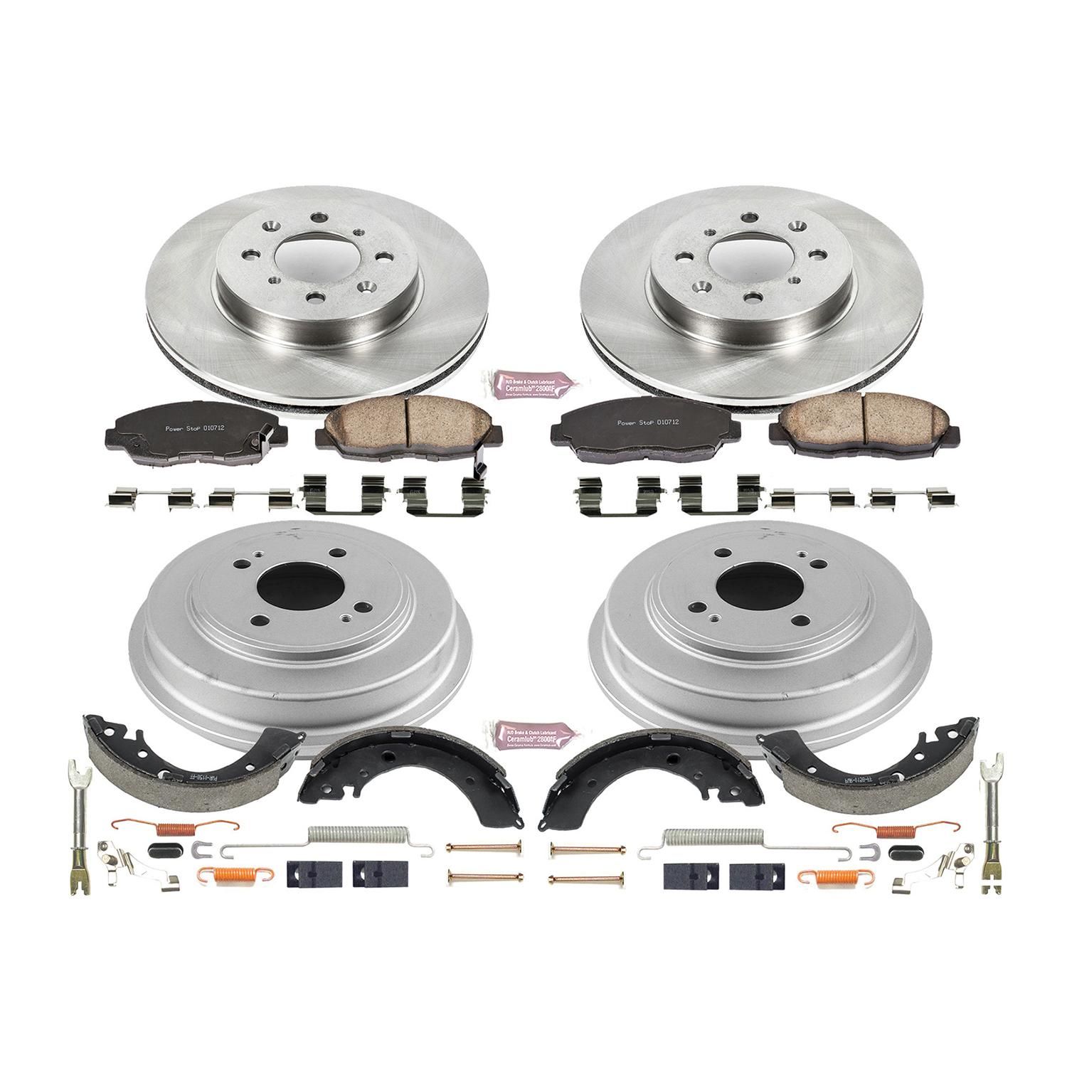 PowerStop Performance Brake Pad/RotorDrum/Shoe Kit KOE15087DK