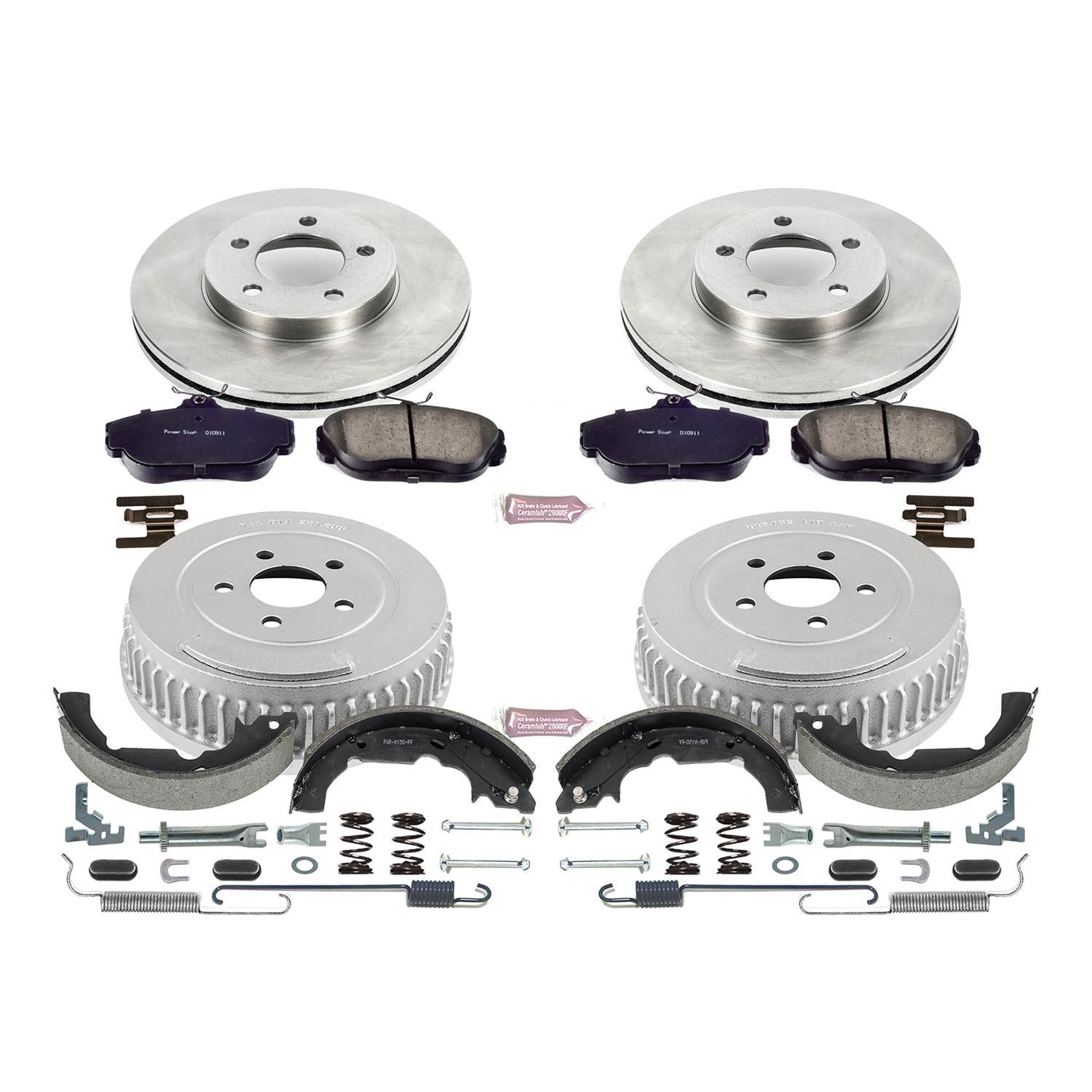 PowerStop Performance Brake Pad/RotorDrum/Shoe Kit KOE15129DK